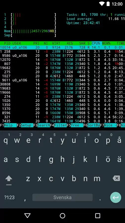 Приложение Termux Android - 2